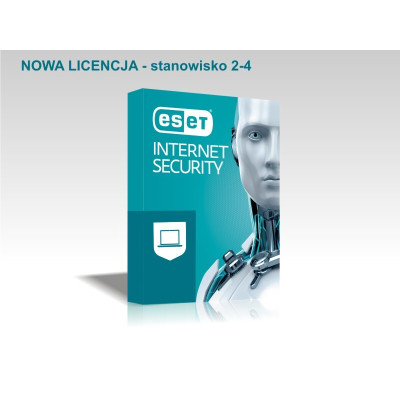 Program Antywirusowy ESET Internet Security - NOWA LICENCJA 2-4 stanowiska