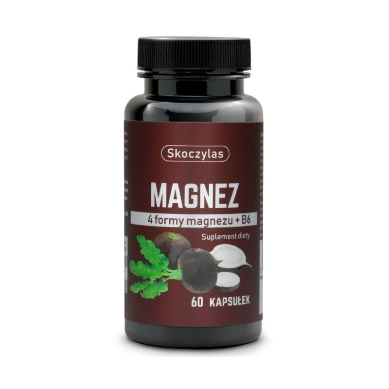 Magnez 4 formy  czarna rzepa - suplement diety